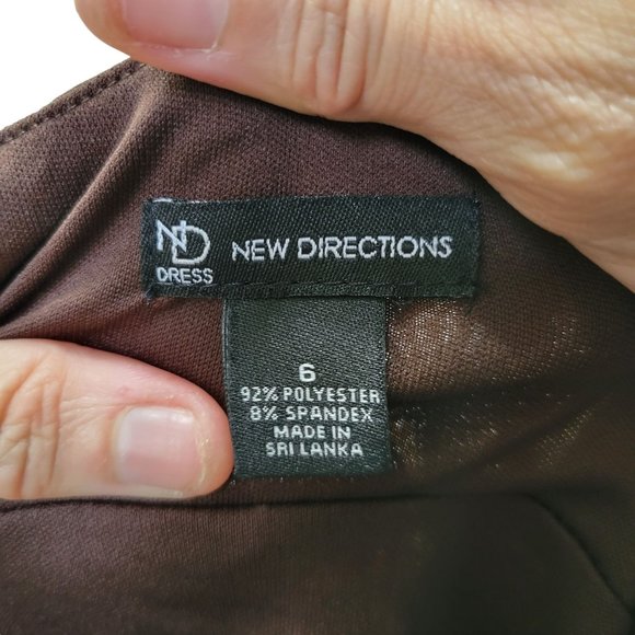 New directions halter style mini dress red print with padding women's 6 1196 - Picture 4 of 6